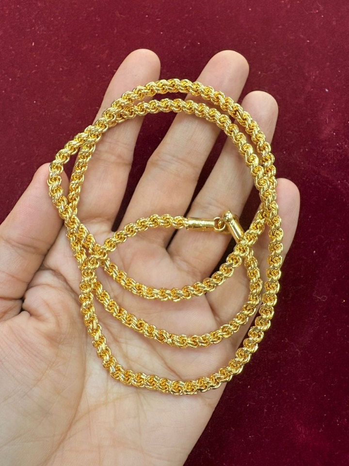 24-Inch Microplated Chain for Daily Wear