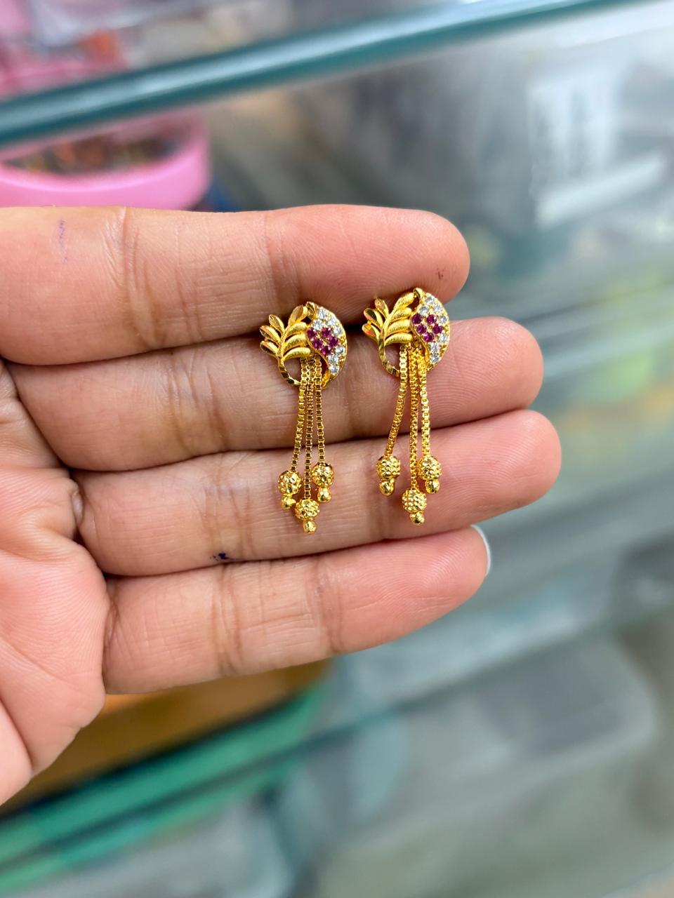 forming earins gold plated casual earings