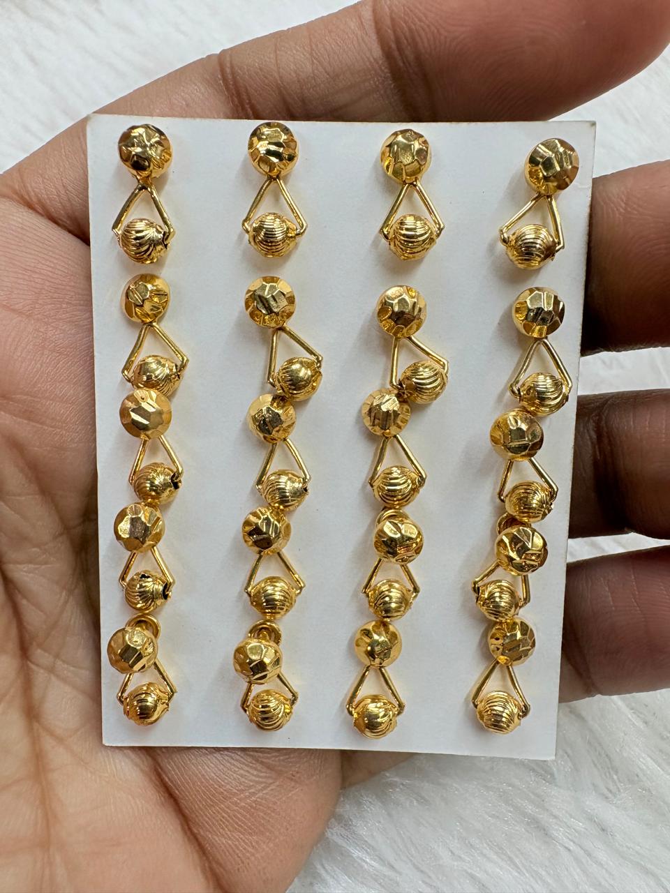 Kids Microplated Gold Earrings – Regular Wear | Code KDRE1
