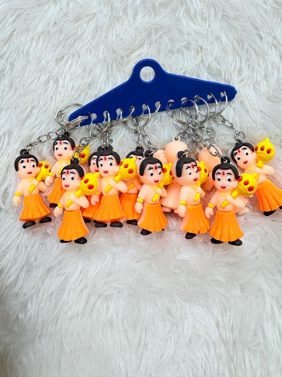 Bal Hanuman Keychain | Cute Hindu Cartoon Key Ring
