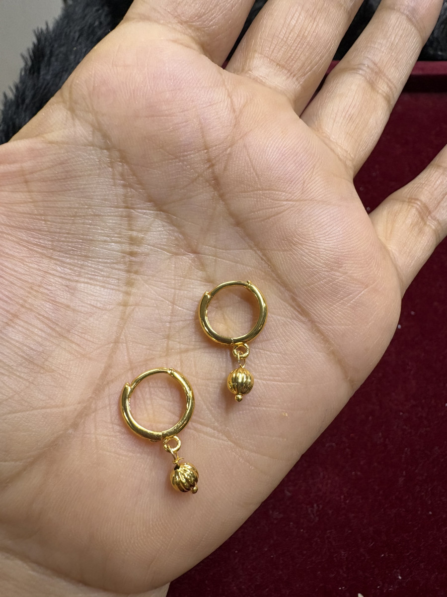 Kids hoop earrings- HP33301
